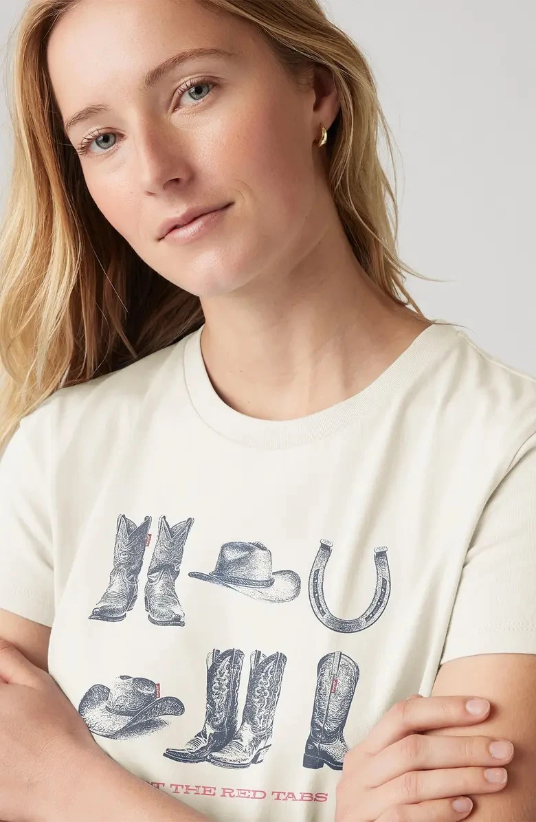 Жіноча футболка Levi's з принтом 1159852529 — фото 5