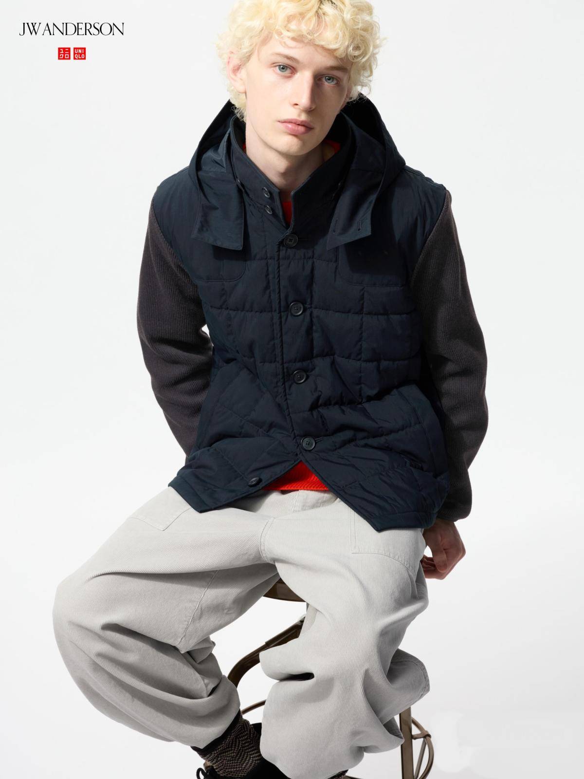 Комбінована стьобана куртка JW ANDERSON and UNIQLO 1159853070 — фото 1