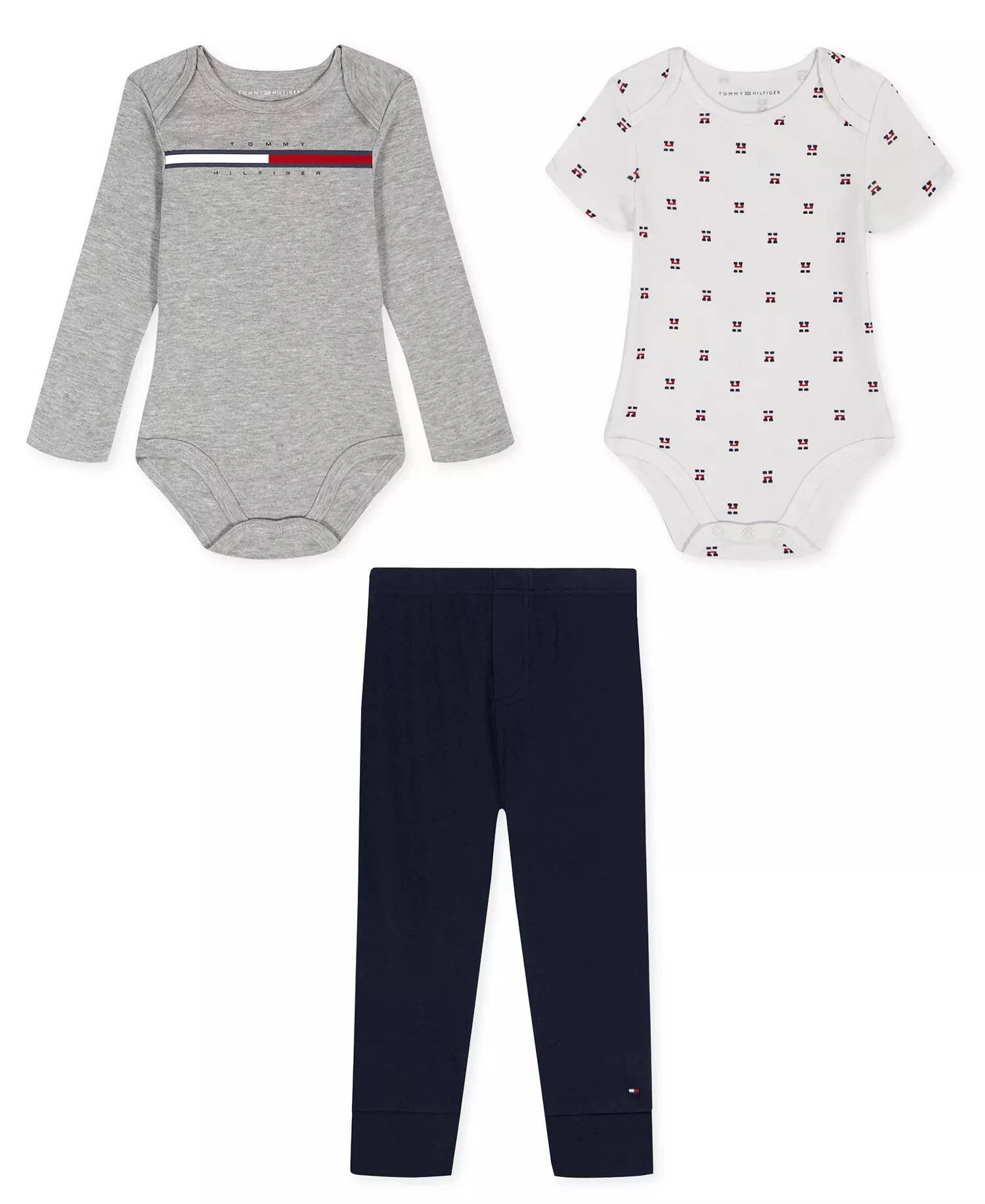 Дитячий комплект Tommy Hilfiger два боді та штани 1159853511 — фото 4