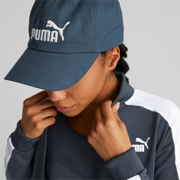 Кепка Unisex PUMA ESS No.1 BB Cap 02435705 Puma ADULT Темно-синій — фото 4