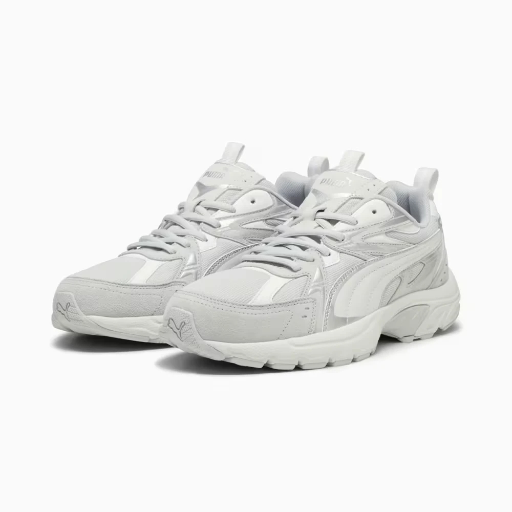 Кросівки Unisex Milenio Tech Suede 39348902 Puma 10 (44,5) Сірий — фото 4
