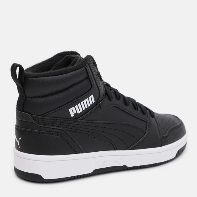Черевики підліткові Puma Rebound V6 Mid WTR Jr 39468501 Puma 4,5 (37,5) Чорний — фото 5