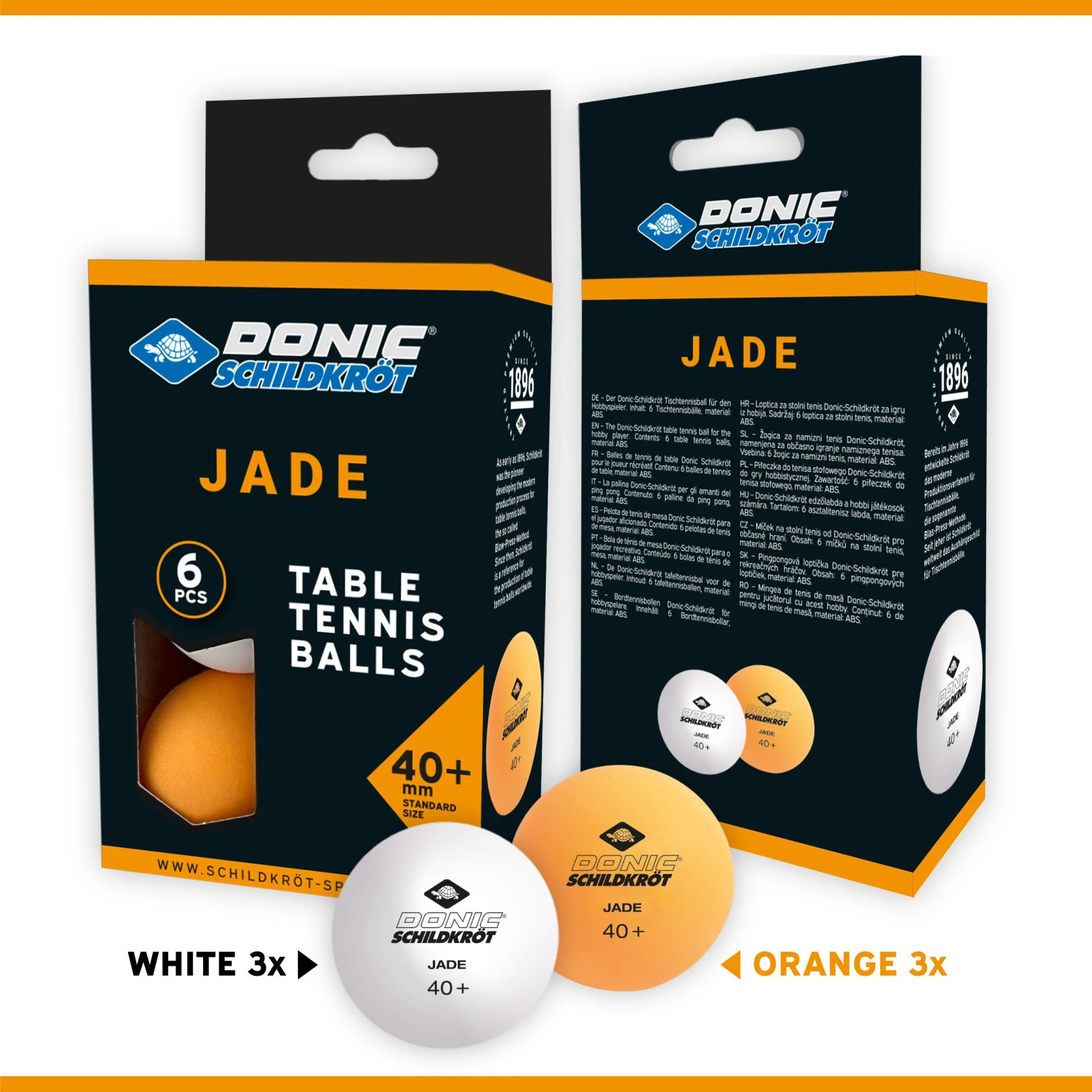 М'ячі Donic Jade ball 40+ 6 шт — фото 4