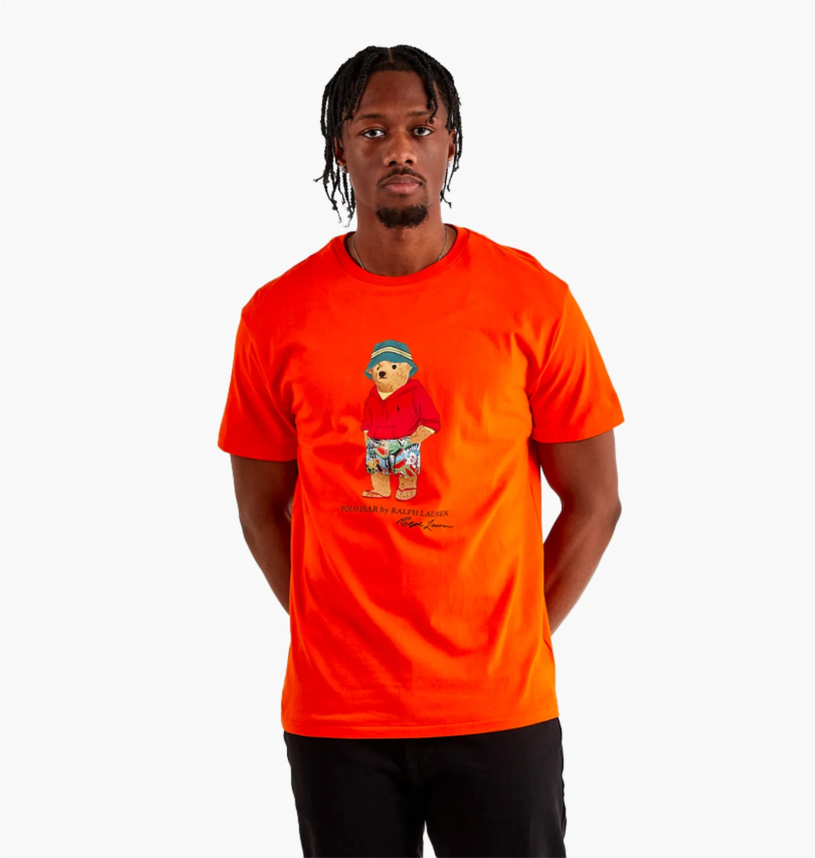 Футболка чоловіча Polo Ralph Lauren Classic Fit Polo Bear Jersey T-Shirt Orange (710854497022) — фото 1