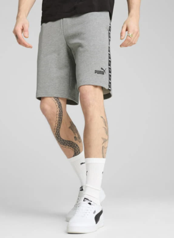 Спортивні шорти ESS TAPE Shorts 68468303 Puma S Сірий — фото 1