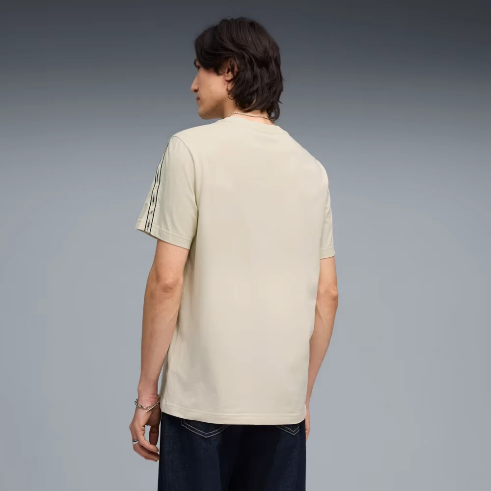 Футболка ESS TAPE Tee 69169387 Puma L Бежевий — фото 3