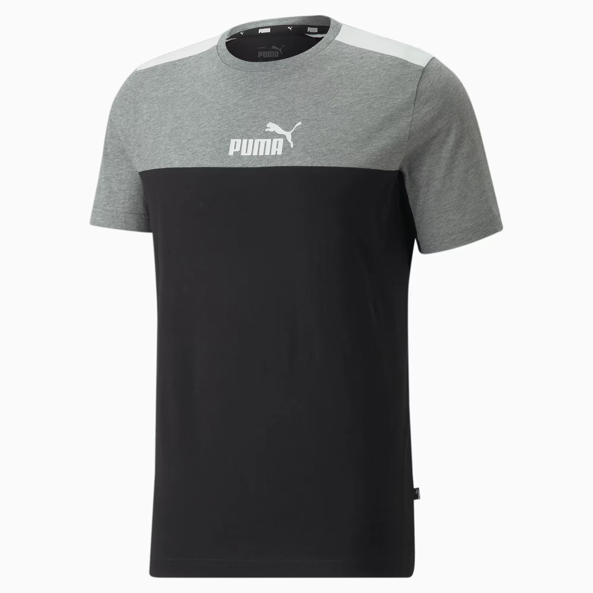 Футболка чоловіча Puma Essentials+ Block Black/Grey (847426-01) — фото 5