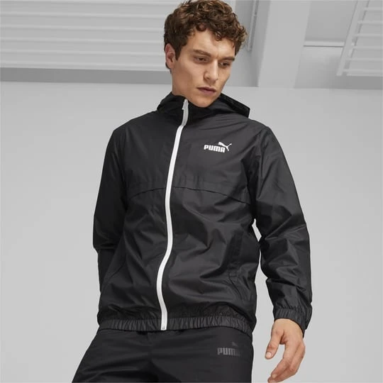 Вітрівка ESS Solid Windbreaker 84748452 Puma XS Чорний — фото 1