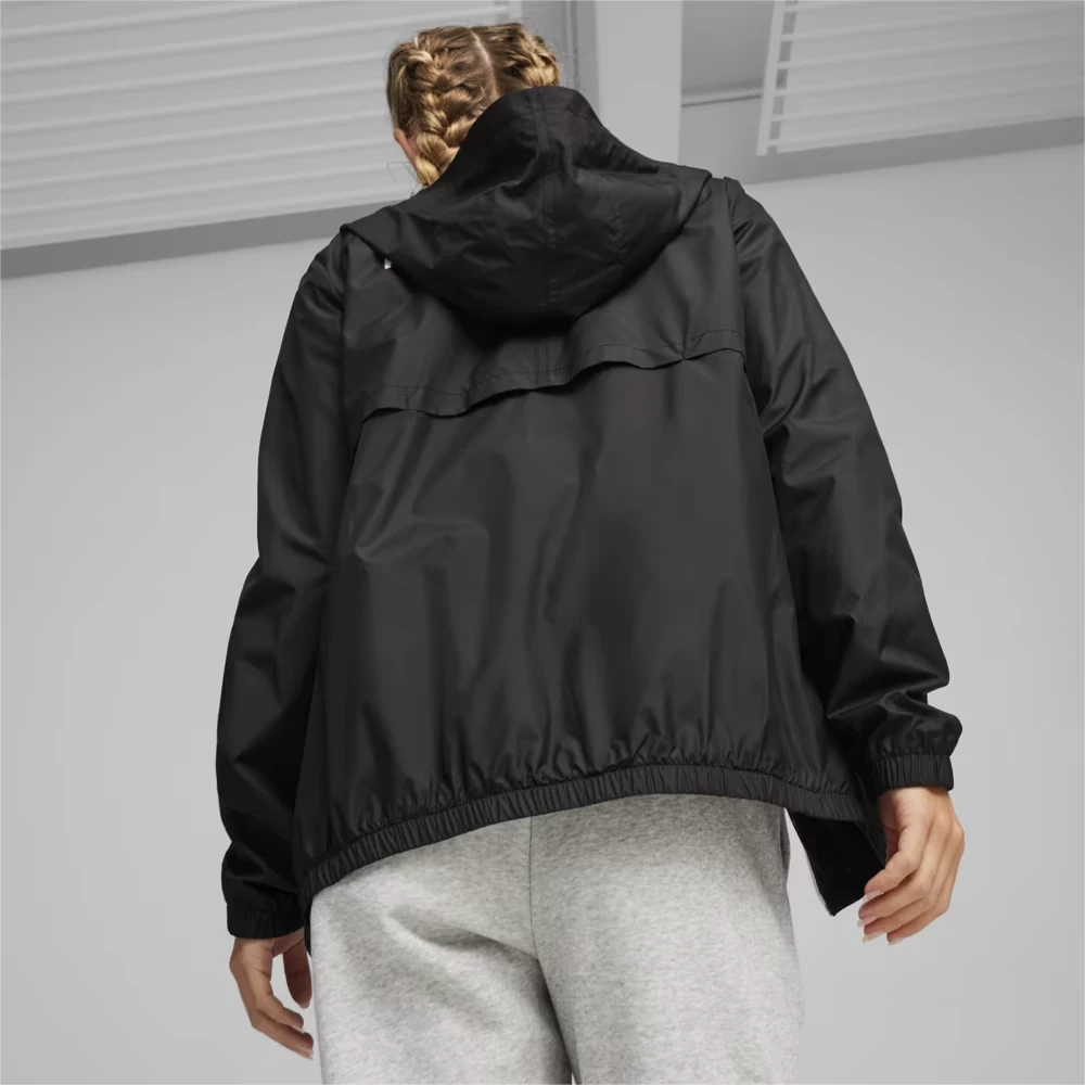 Вітрівка з капюшоном ESS Solid Windbreaker 84749452 Puma M Чорний — фото 4
