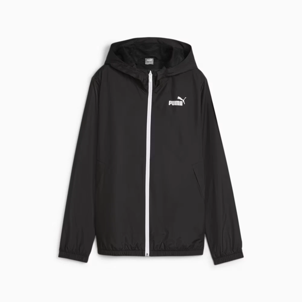 Вітрівка з капюшоном ESS Solid Windbreaker 84749452 Puma M Чорний — фото 7