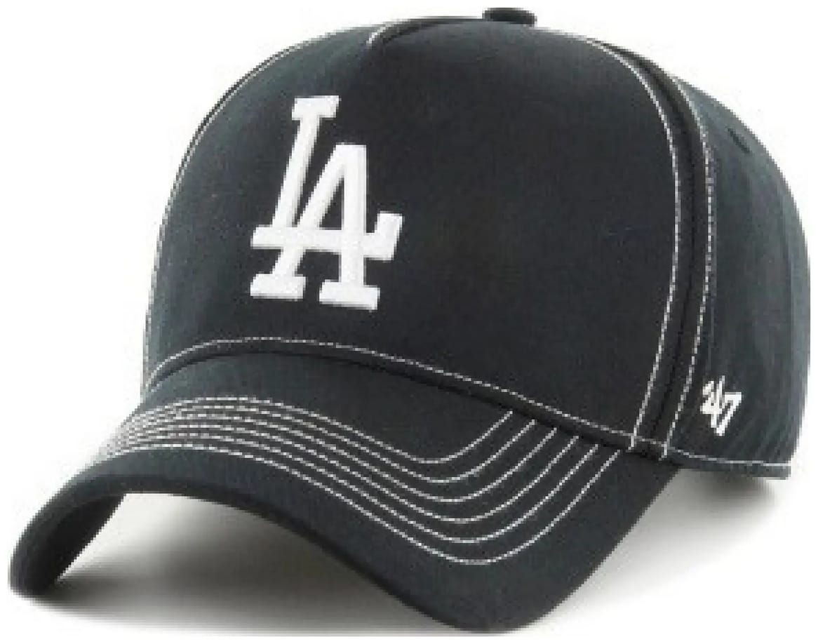 Кепка 47 Brand Los Angeles Dodgers Contrast S (CONDT12GWS-BK) — фото 1