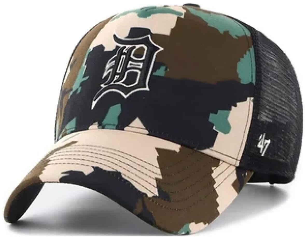 Кепка 47 Brand Detroit Tigers Digital Star (DGTSO09PTP-BW) — фото 1