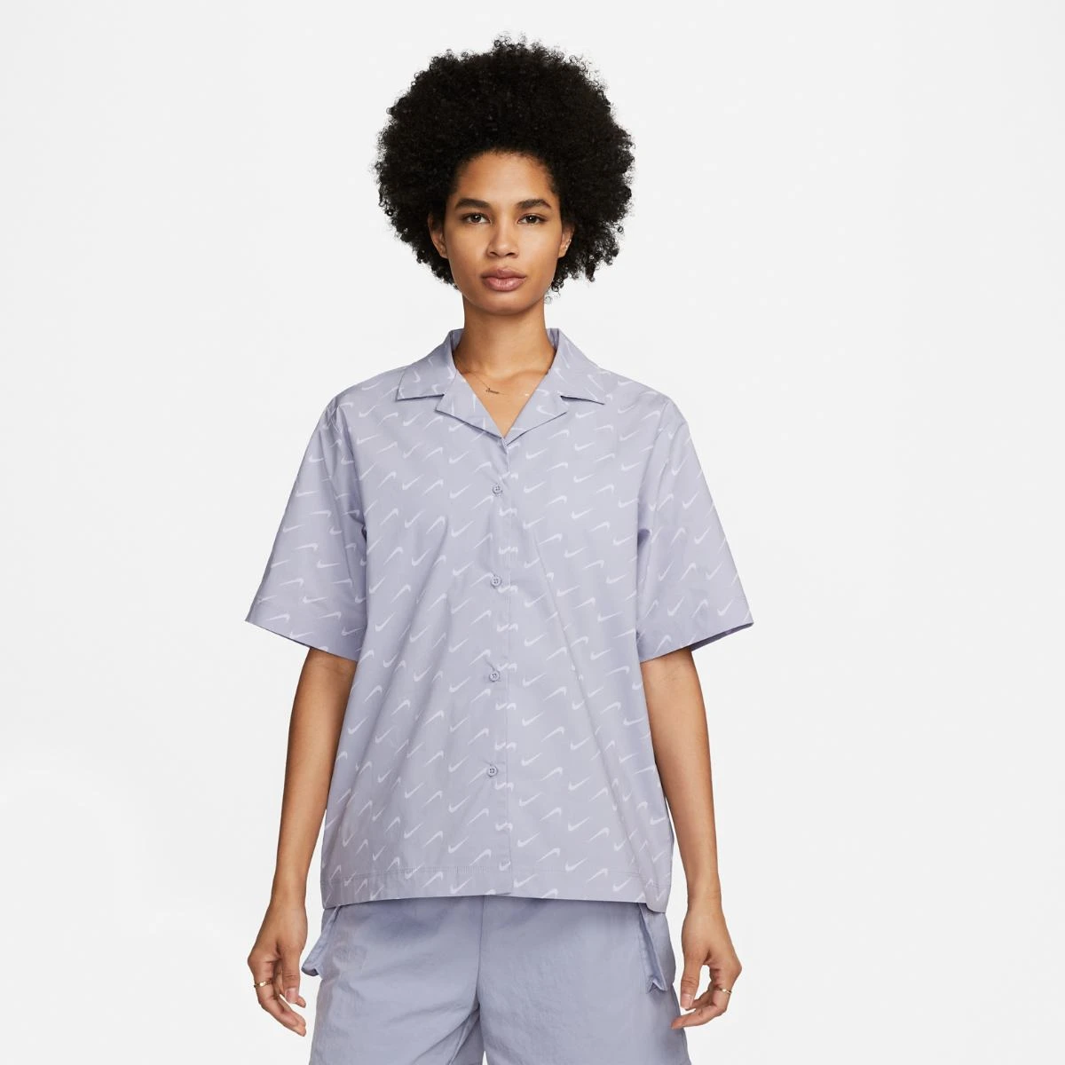 Жіноча сорочка Nike W Nsw Evrdy Mod Wvn Ss Top DV7930-519, L — фото 2
