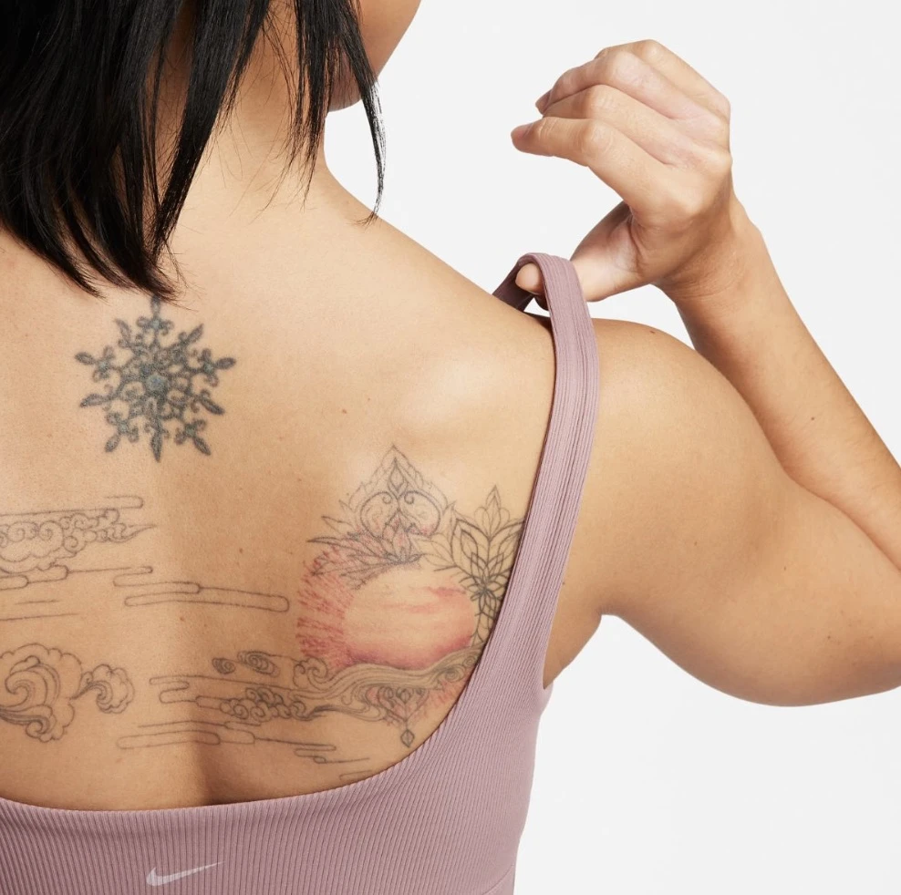 Топ жіночий NIKE W ALATE SOLO RIB BRA FQ0410-208, M — фото 6