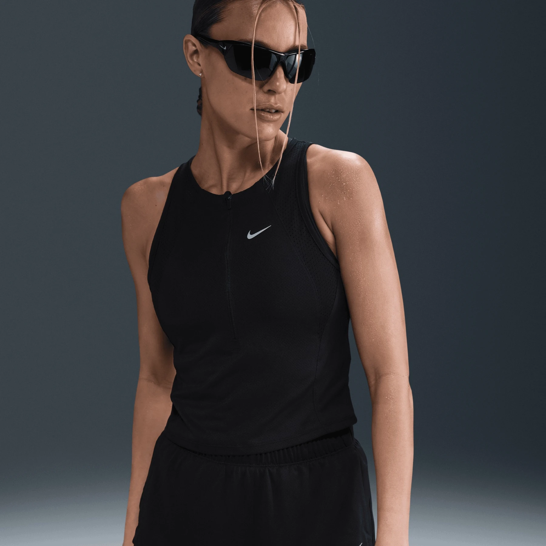 Майка жіноча Nike W DF Run NVLT Singlet HJ2238-010, L — фото 5