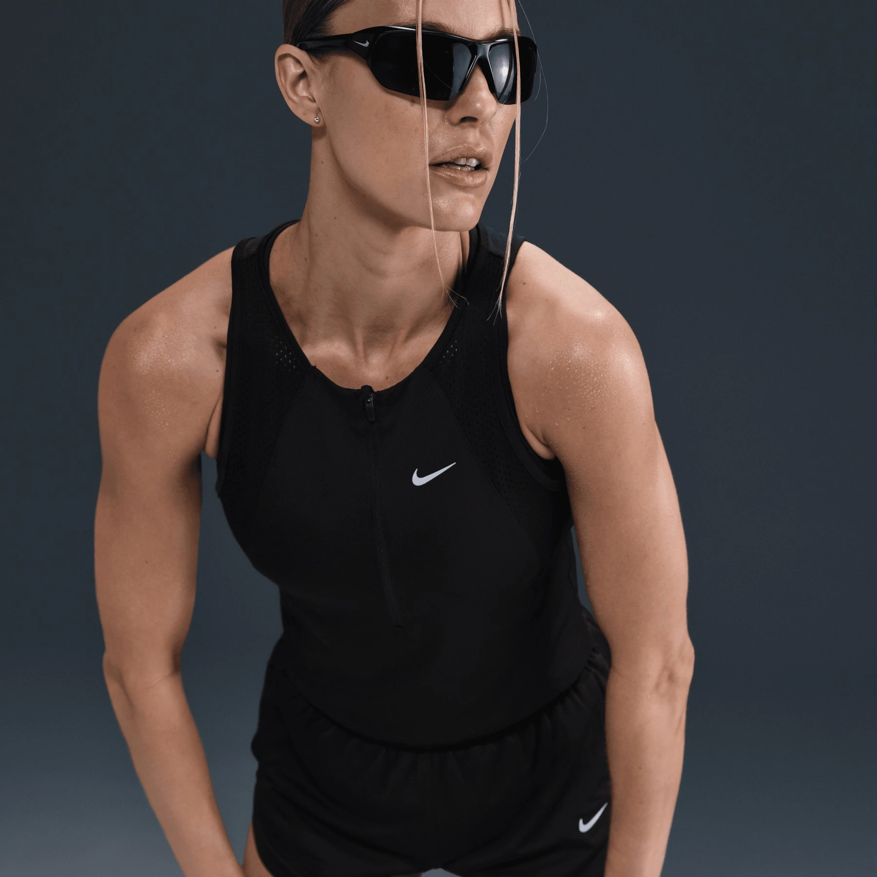 Майка жіноча Nike W DF Run NVLT Singlet HJ2238-010, L — фото 7