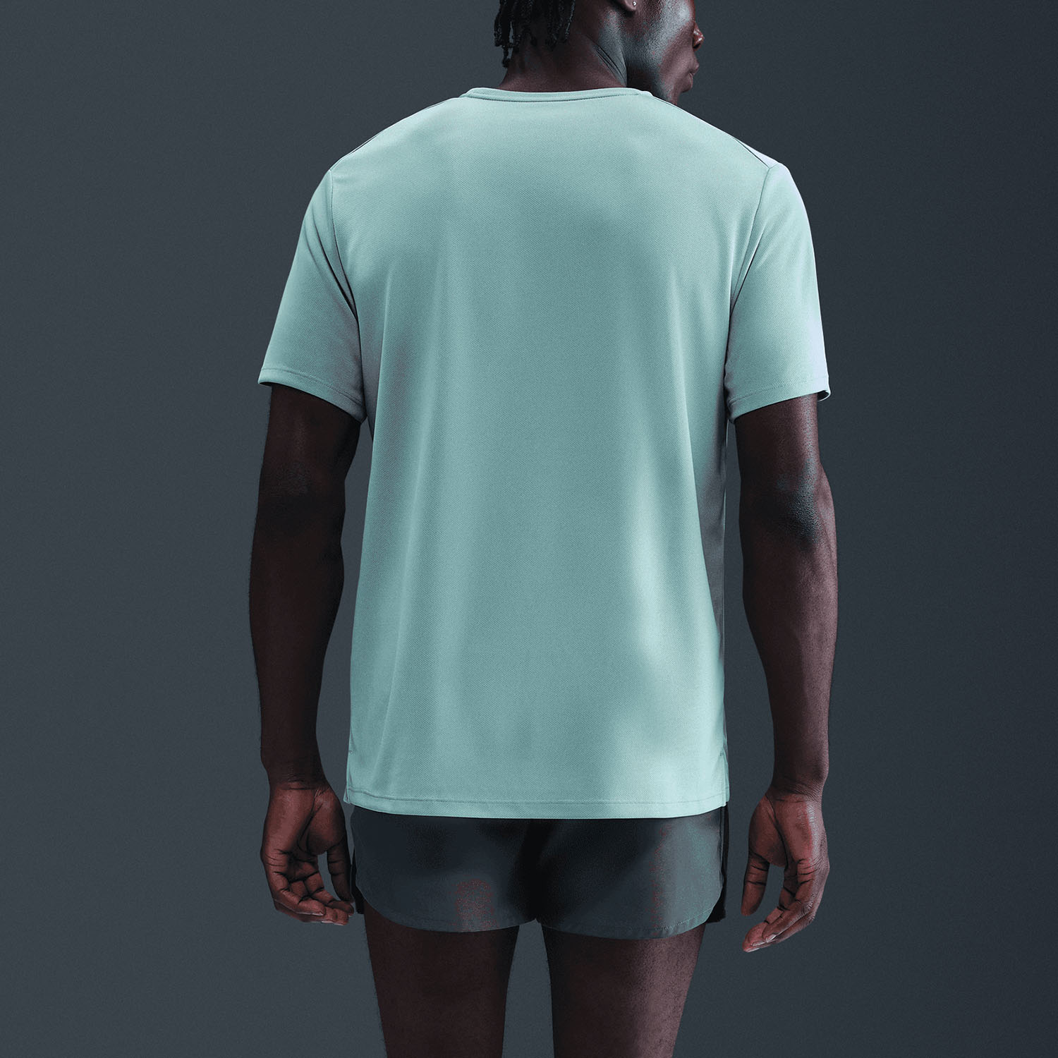 Чоловічі футболки NIKE M NK WINTER MILER SS TOP HV2676-017, L — фото 3