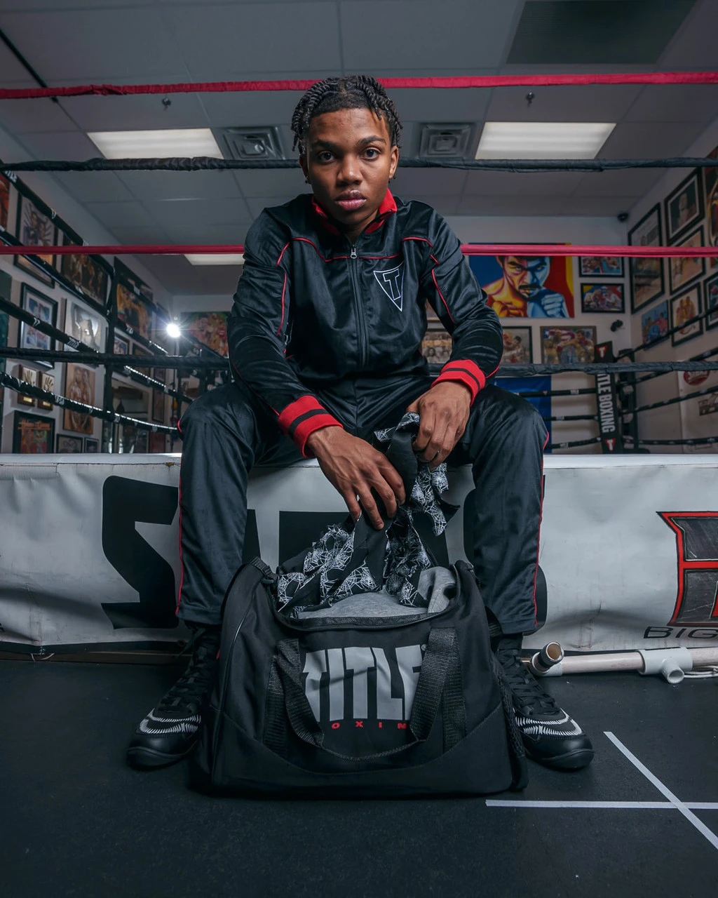 Спортивна сумка TITLE Boxing Individual Sport Bag Black — фото 9