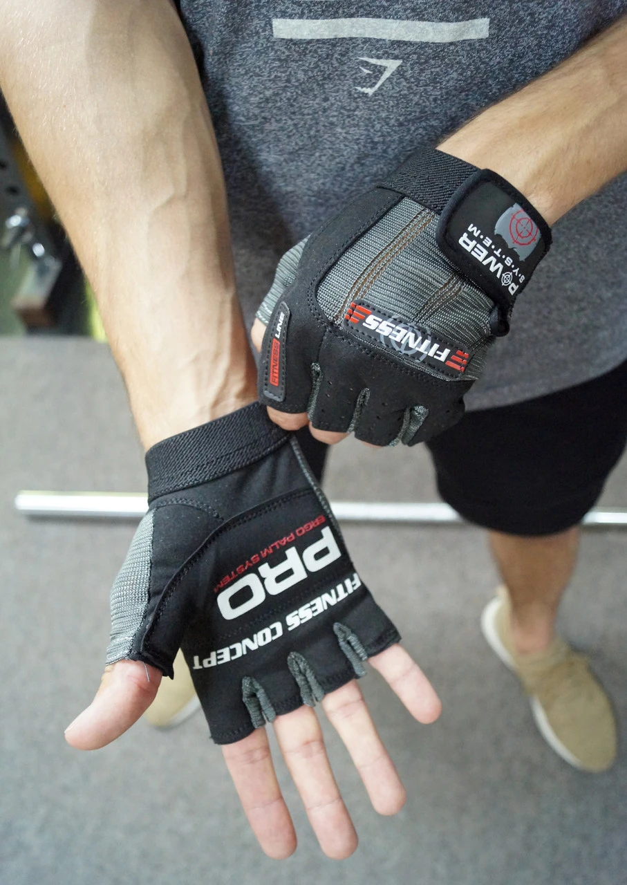 Рукавички для фітнесу Power System PS-2300 Fitness Grey/Black XS — фото 11