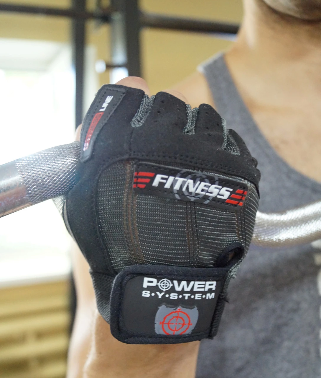 Рукавички для фітнесу Power System PS-2300 Fitness Grey/Black XS — фото 9