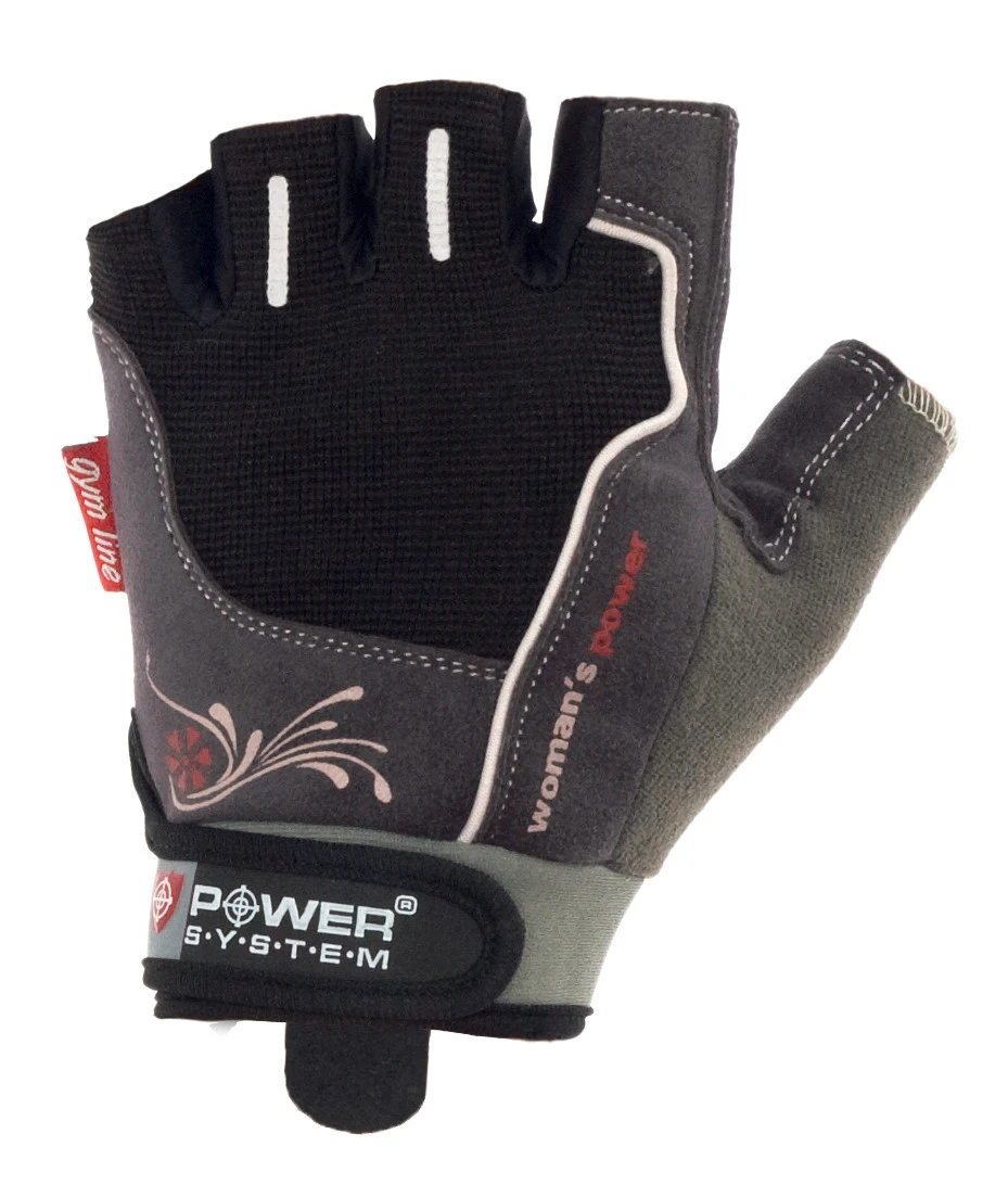 Рукавички для фітнесу Power System PS-2570 Woman’s Power жіночі Black — фото 5