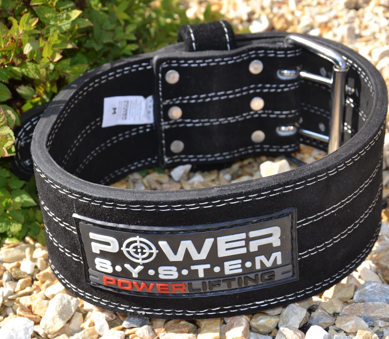 Пояс для пауерліфтингу Power System PS-3800  PowerLifting шкіряний Black XL — фото 7