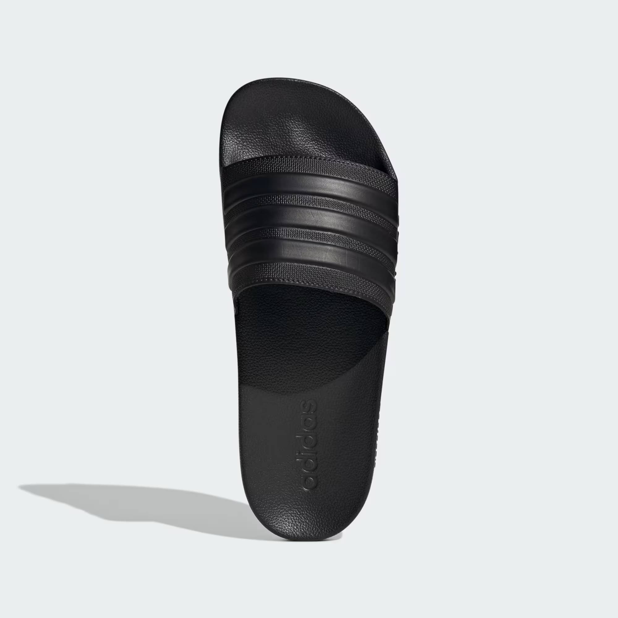Легкі шльопанці Adilette Shower від Adidas з фірмовими смужками 46 2/3 (12 US) 29,5 см Чорний 1159819886 — фото 5