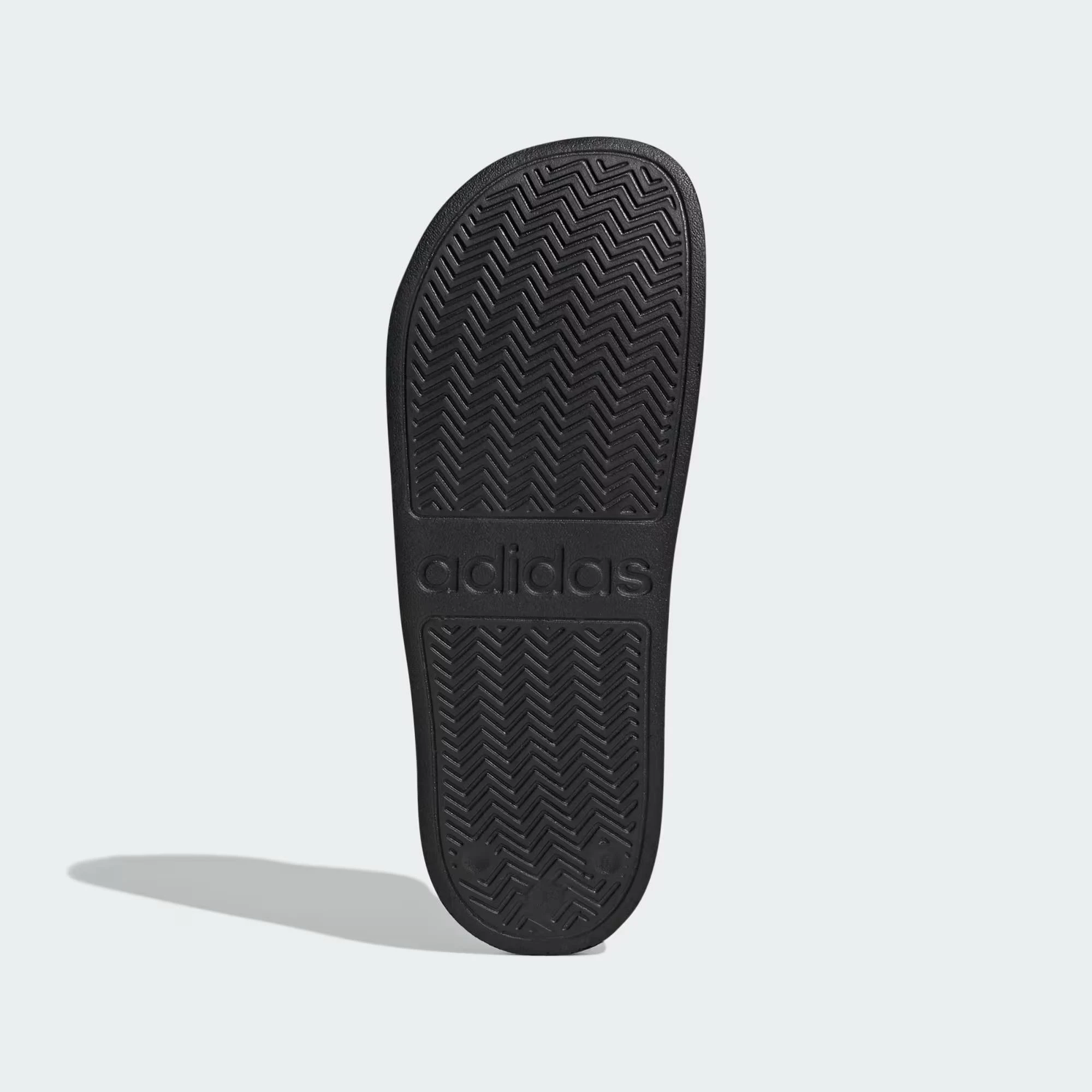 Легкі шльопанці Adilette Shower від Adidas з фірмовими смужками 46 2/3 (12 US) 29,5 см Чорний 1159819886 — фото 6