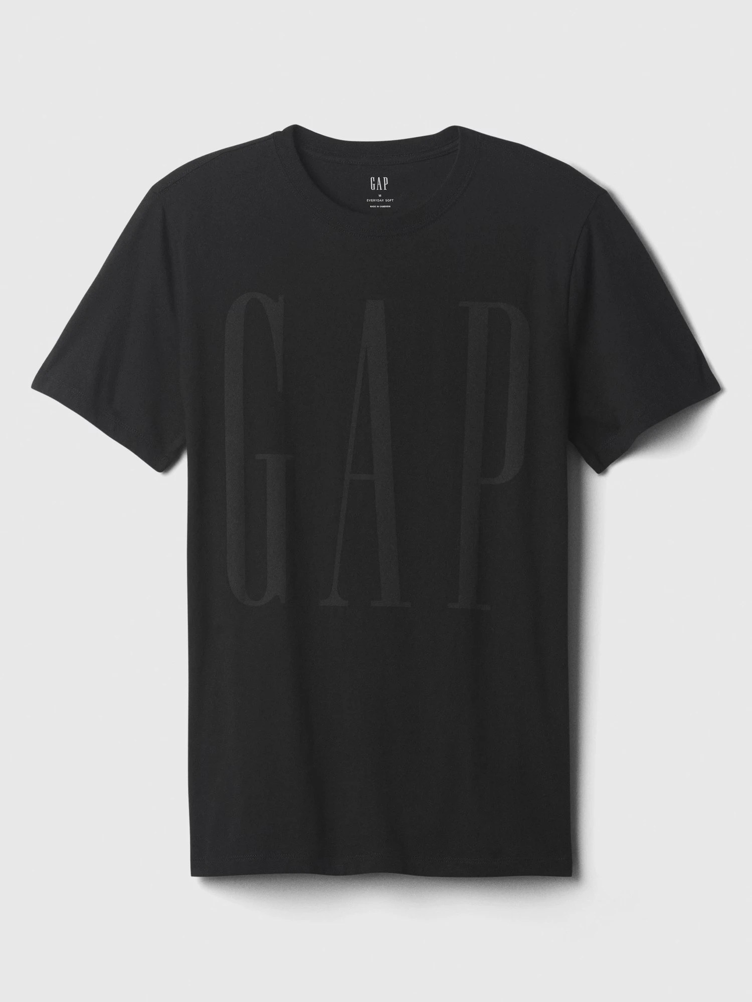 Футболка чоловіча GAP з логотипом 1159839434 (Чорний XXL) — фото 5