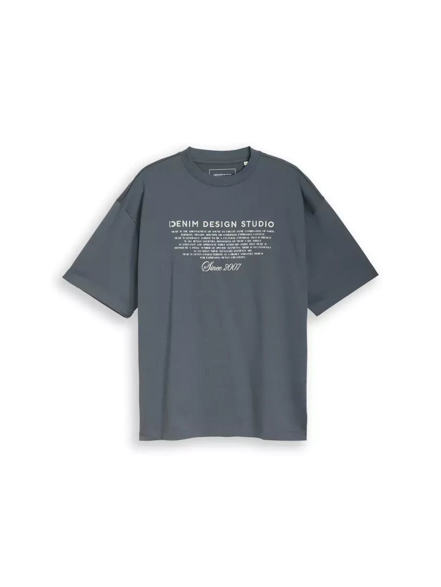 Футболка men's T-shirt 1050267-21756 Tom Tailor XXL Сірий — фото 2