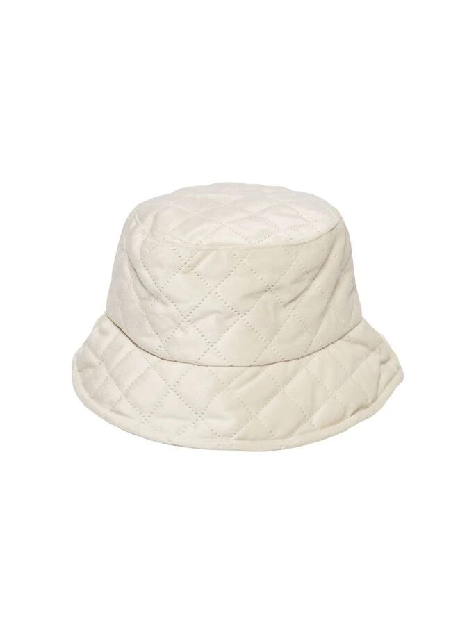Панама ONLMANDY VELVET QUILT BUCKET HAT 15245399-Nude ONLY XS/S Бежевий — фото 3