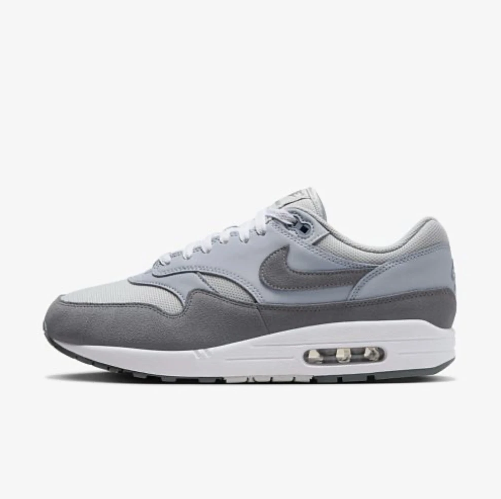 Кросівки чоловічі Nike Air Max 1 Grey HM9936-001, 46 — фото 3