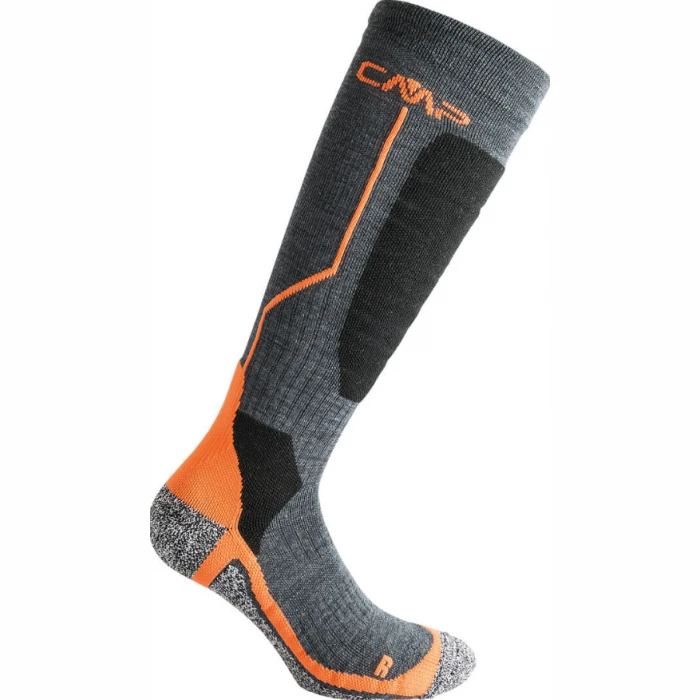 Шкарпетки (лижі) Unisex SKI SOCK WOOL 3I49377-U738 CMP 36/38 Темно-сірий — фото 1