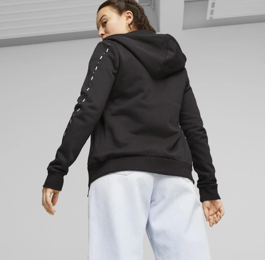 Худі ESS TAPE Full-Zip Hoodie 67599701 Puma XS Чорний — фото 3