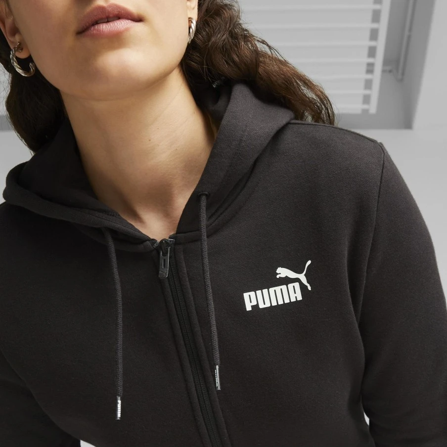 Худі ESS TAPE Full-Zip Hoodie 67599701 Puma XS Чорний — фото 4