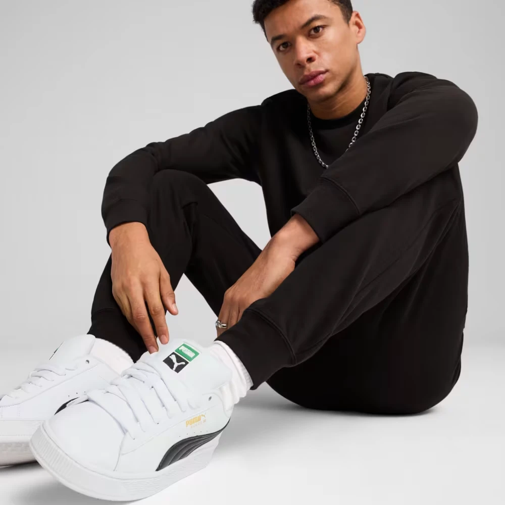 Спортивні штани ESS No. 1 Logo Sweatpants 68260601 Puma M Чорний — фото 5