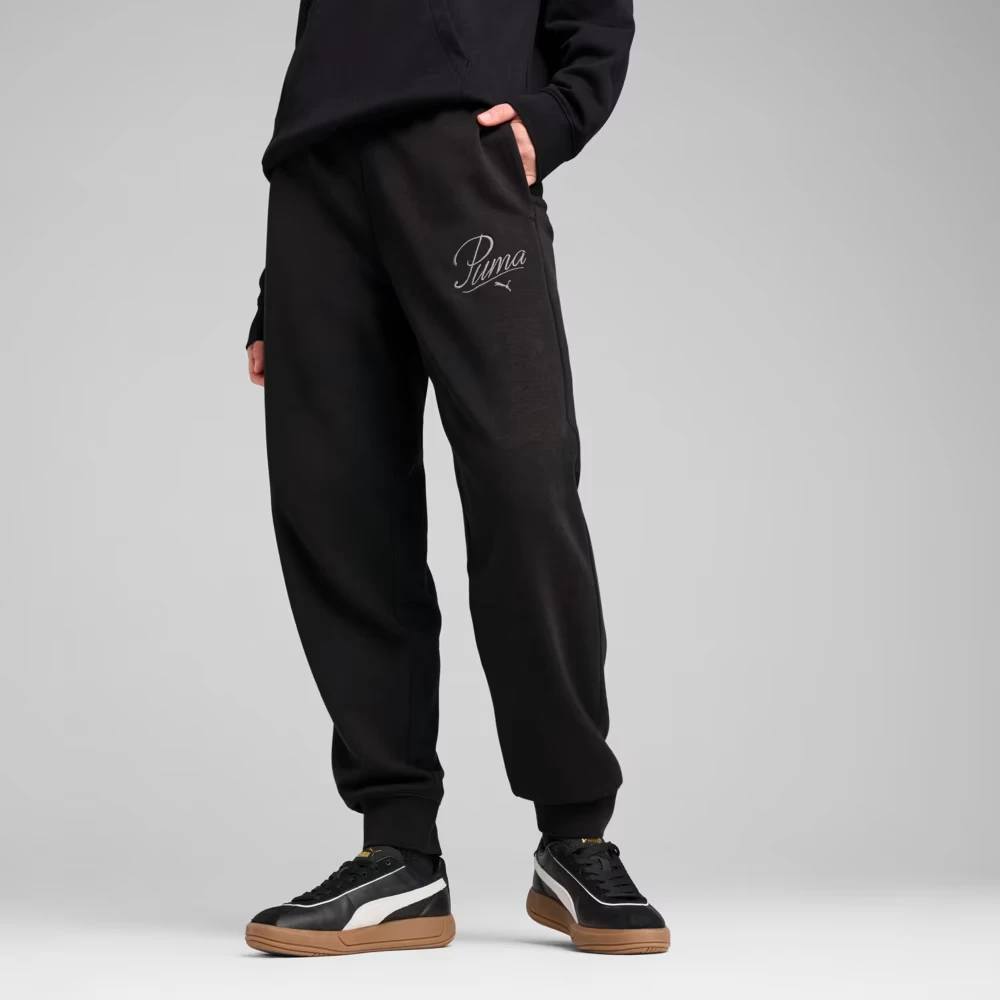 Спортивні штани SCRIPT Comfort Sweatpants 68498501 Puma XL Чорний — фото 1