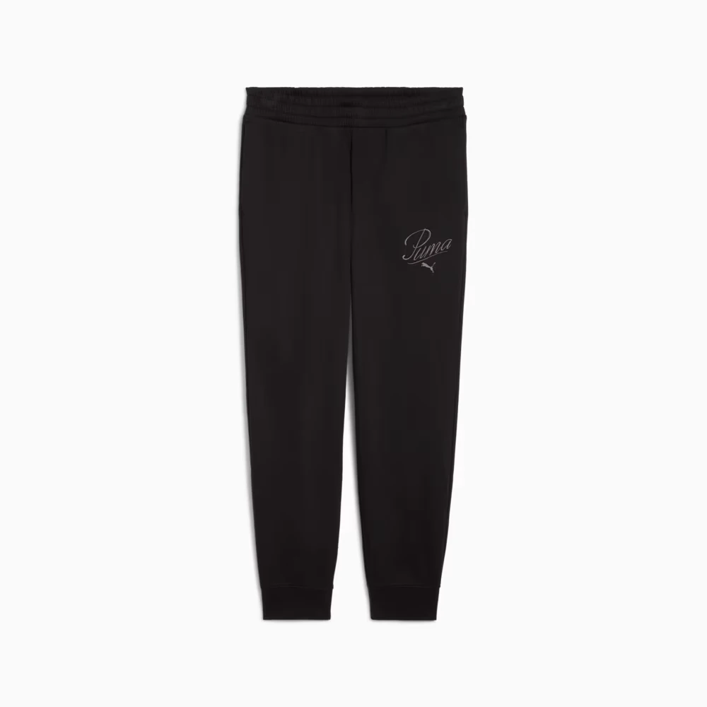 Спортивні штани ESS SCRIPT Sweatpants 68807401 Puma L Чорний — фото 1