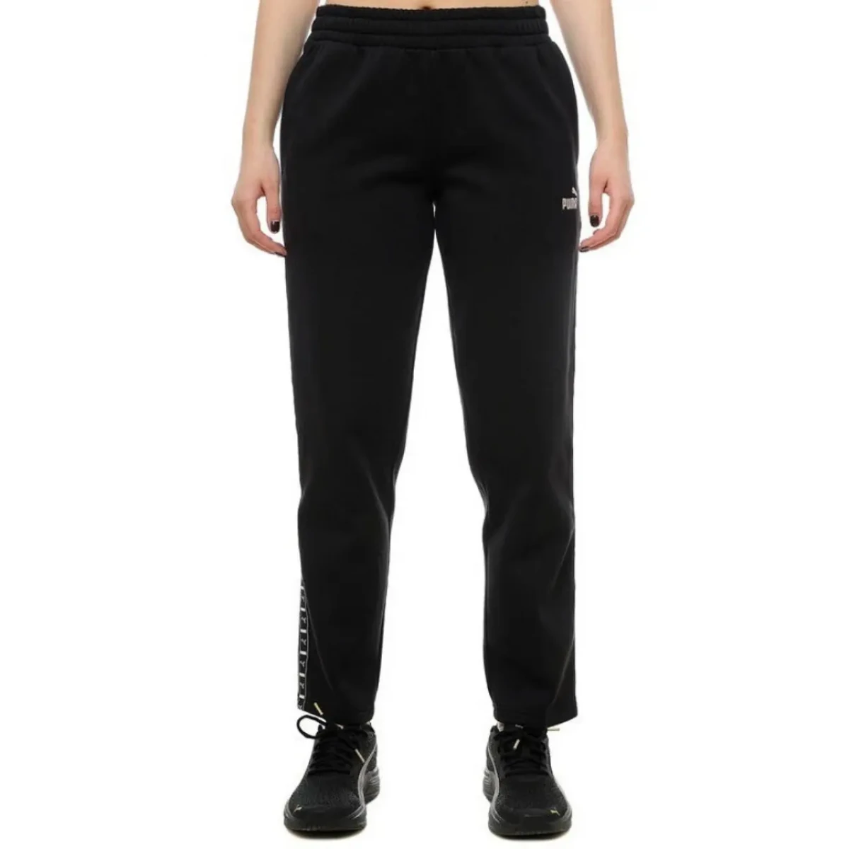 Спортивні штани ESS TAPE Sweatpants 68809801 Puma L Чорний — фото 1