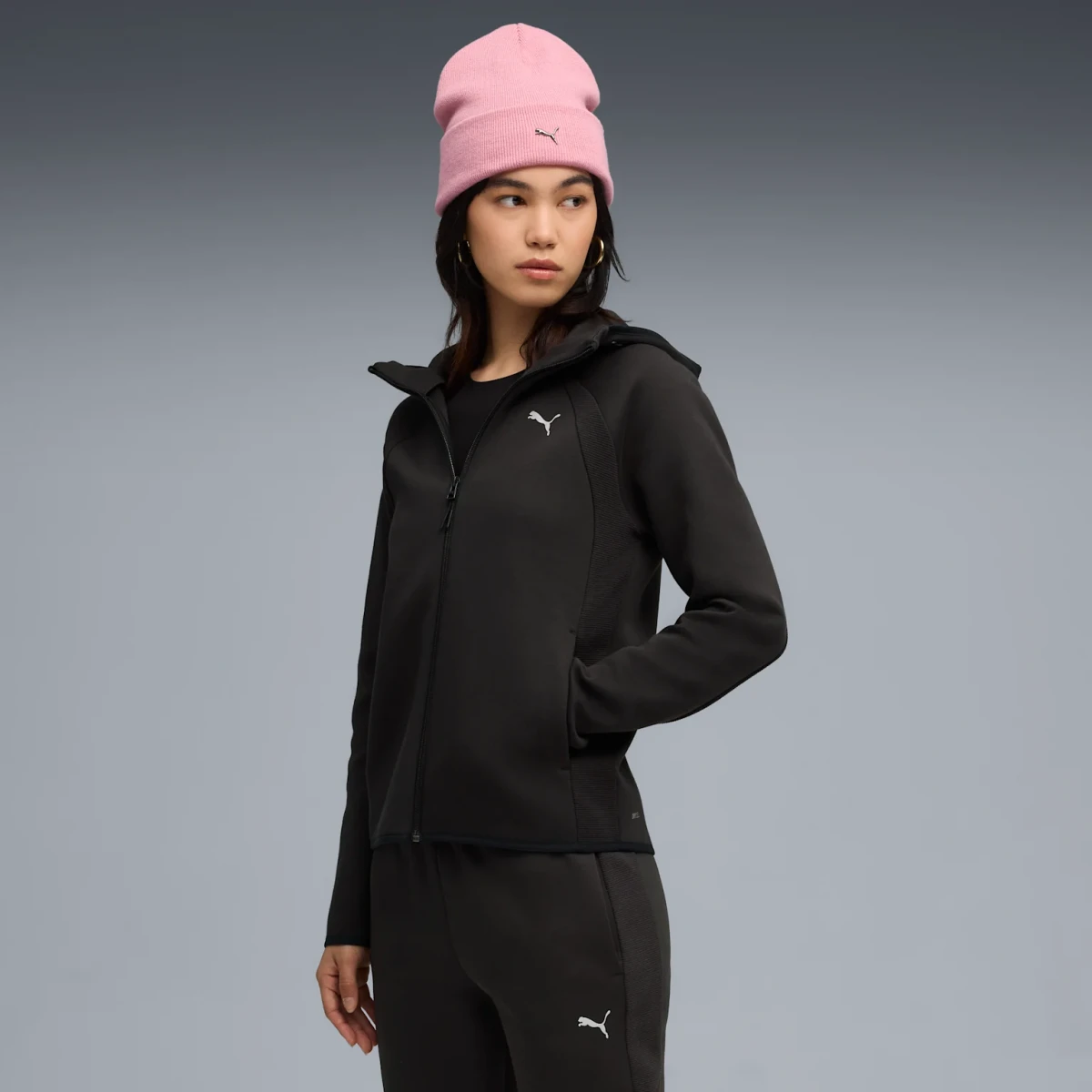 Худі EVOSTRIPE Full-Zip Hoodie 68814101 Puma L Чорний — фото 1