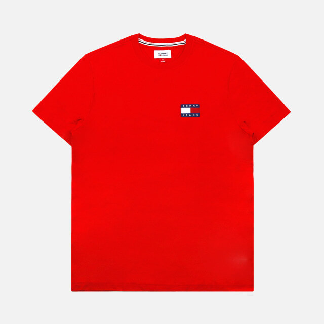 Футболка чоловіча Tommy Jeans Badge Logo T-Shirt In Red (78F0203 615) — фото 2