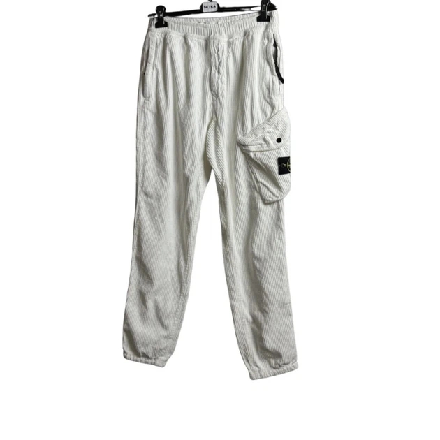 Вельветові штани Stone Island White — фото 1