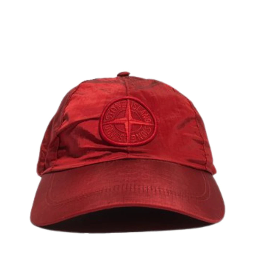 Нейлонова кепка Stone Island Red — фото 1