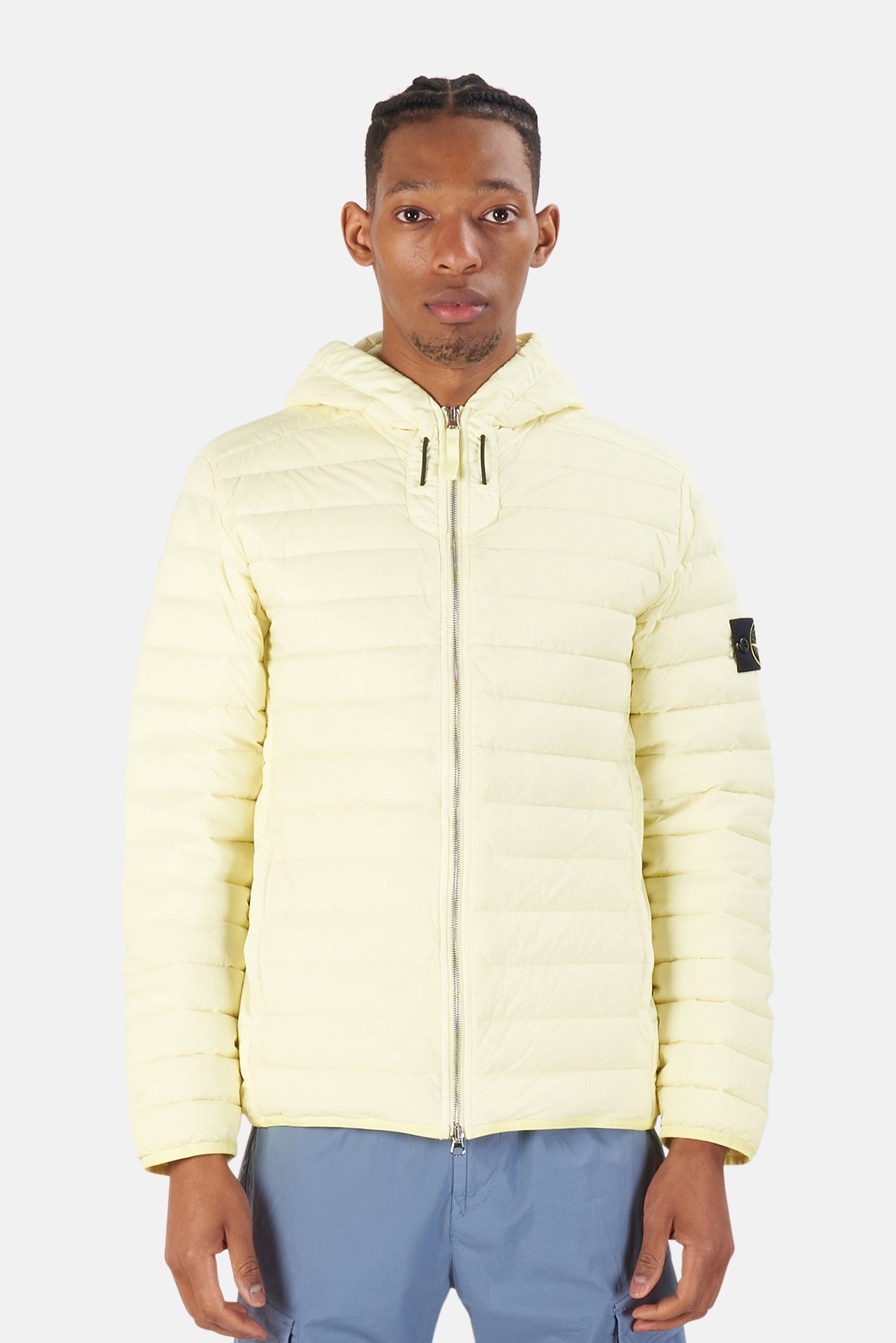 Пухова куртка Stone Island на блискавці — фото 1