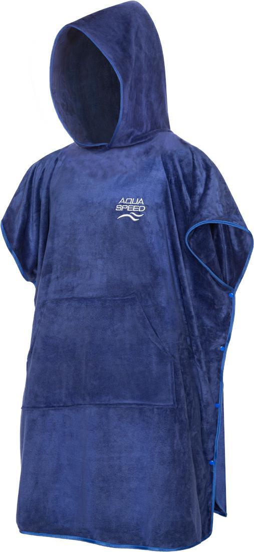 Рушник пончо Aqua Speed PONCHO 3844 синій Уні L (90x220см) — фото 1