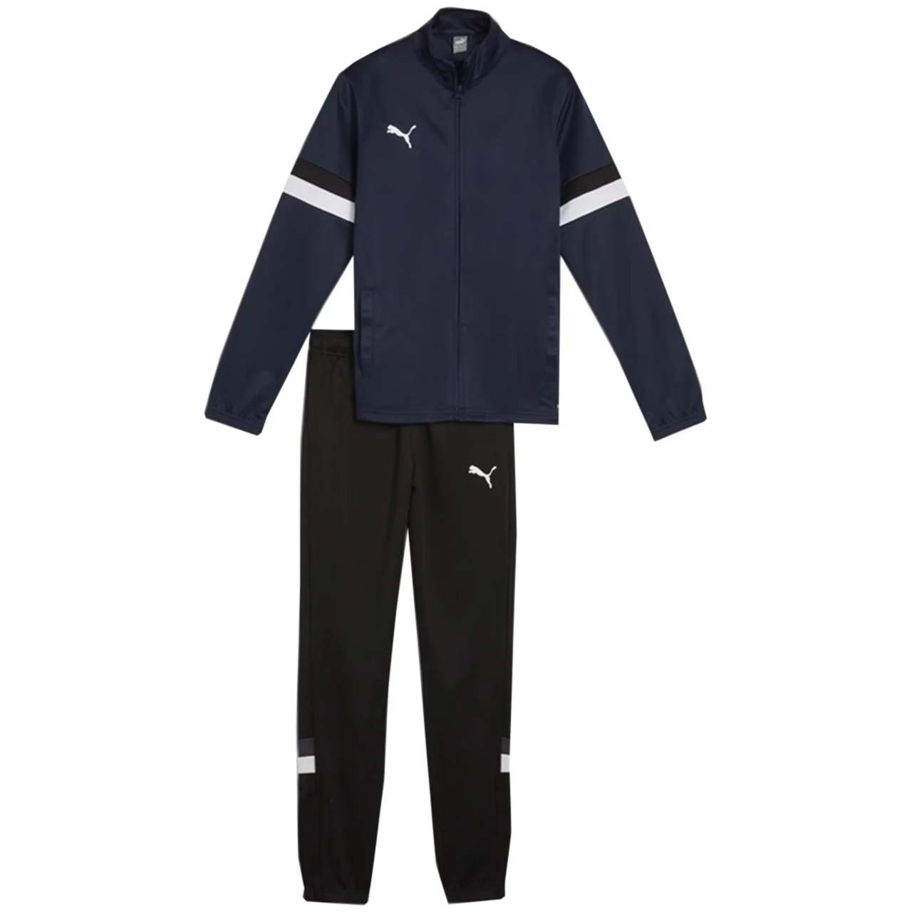 Костюм спортивний PUMA teamRISE Tracksuit Jr темно-синій, чорний Діт 140 см — фото 1