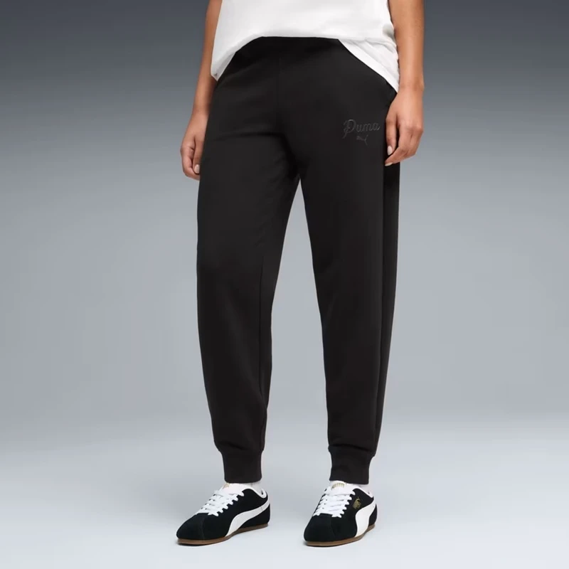 Спортивні штани ESS SCRIPT Sweatpants 69176301 Puma L Чорний — фото 1