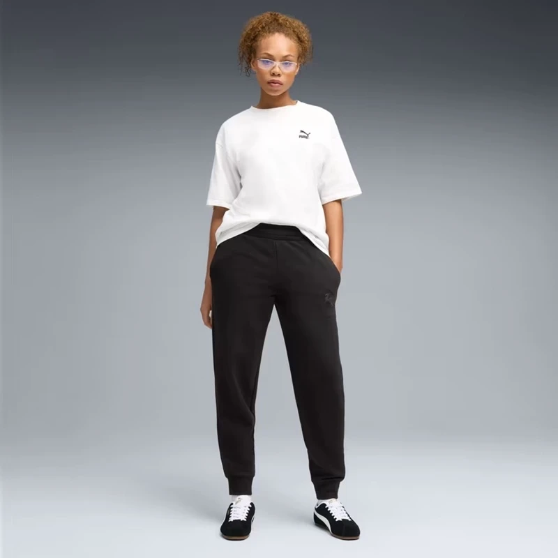 Спортивні штани ESS SCRIPT Sweatpants 69176301 Puma L Чорний — фото 5