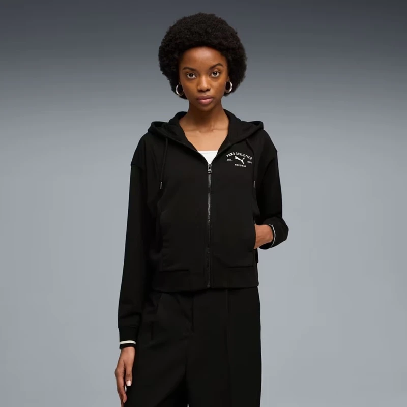 Кофта PUMA CLASS Full-Zip Hoodie 69187801 Puma L Чорний — фото 1
