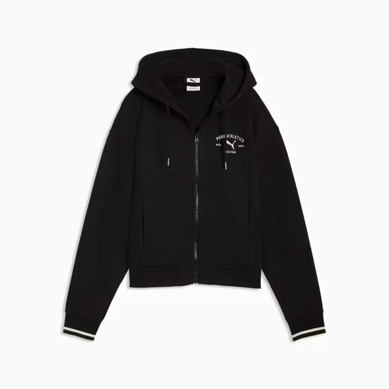 Кофта PUMA CLASS Full-Zip Hoodie 69187801 Puma L Чорний — фото 5